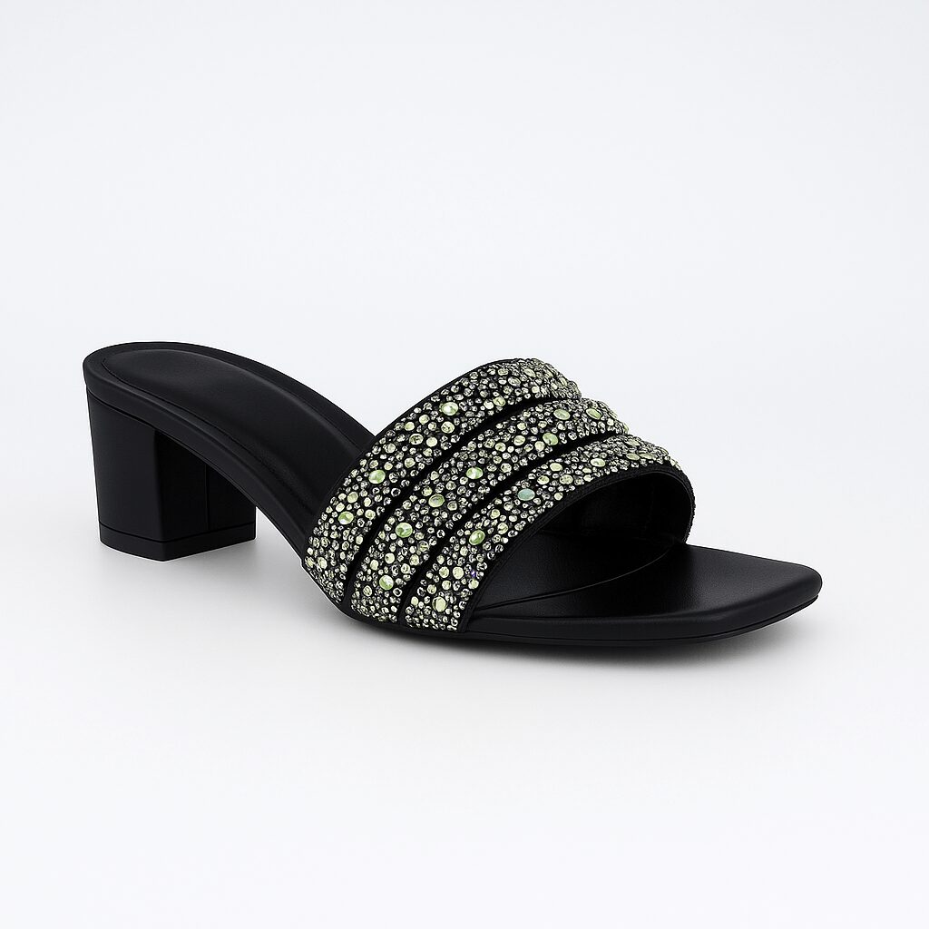 20250819_1850_Black Glittered Sandal_remix_01k319ekh6fztteb6tfkphk94r