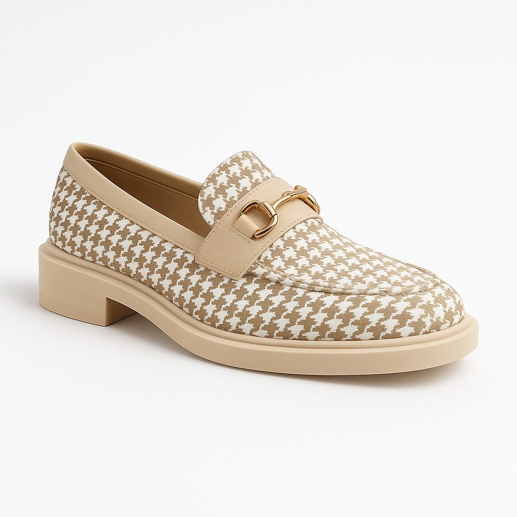 20251014_1252_Houndstooth Loafer Design_remix_01k7gv73e9e7yrzyrfa96z4nyt